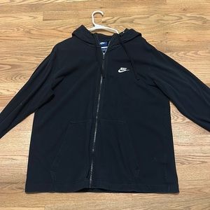Nike men’s black zip up